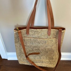 Madewell calf hair tote